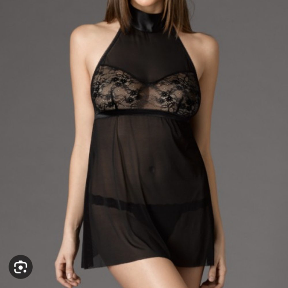 Hanky Panky Babydoll with Thong NWOT